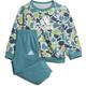 ADIDAS Kinder Sportanzug Essentials Allover Print Kids, Größe 86 in Grau