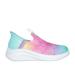 Skechers Girl's Slip-ins: Ultra Flex 3.0 - Pastel Clouds Sneaker | Size 9.0 | Textile | Machine Washable