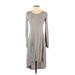 BCBGMAXAZRIA Casual Dress: Gray Dresses - Women's Size X-Small