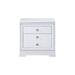 Andrew Home Studio Dohauty Nightstand Wood in White | 29 H x 28.25 W x 18.5 D in | Wayfair GFC223WH562-YSWX