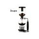 Home style siphon coffee maker tea siphon pot vacuum coffeemaker glass type coffee machine filter 3cup 3cups black