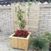 Arlmont & Co. Neelu Wood Planter Box w/ Trellis Wood in Brown | 70 H x 20 W x 20 D in | Wayfair DA649C4D7689435991C984609B77C922