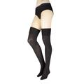 Ladies 1 Pair Falke Soft Merino Wool Over the Knee Socks Anthracite 4-5 Ladies