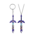 The Legend of Helpda Tears of The Kingdom Keychain Anime Action Figures Master Sword Mods