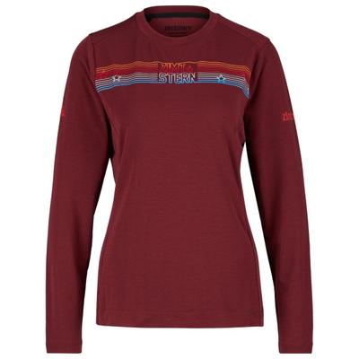 Zimtstern - Women's Trailflowz Shirt L/S - Longsleeve Gr XL rot Image