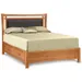 Copeland Furniture Monterey Storage Bed with Upholstered Panel - 1-MON-23-23-STOR-Garnet