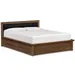 Copeland Furniture Moduluxe Storage Base Bed with Upholstered Headboard - 1-MPD-35-43-STOR-Wooly Mineral