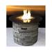 Living Source International 24 H x 32 W Fiber Reinforced Concrete Outdoor Fire Pit Table