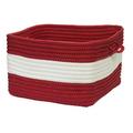 Rope Walk - Red 18in.x12in. Utility Basket