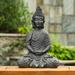 Large Buddha Statue Outdoor and Indoor 22 Fiber Stone Meditating Buddha Garden Statues Outdoor Buddha Garden Sculptures & Statues Outdoor Statues for Garden Patio Backyard Deck