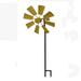 Wind Spinner Willow Leaves- from Solar Powered with Kinetic - Dual Direction for Patio Lawn & Garden