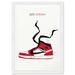 Wynwood Studio Prints Air jordan Drawing I Fashion and Glam Shoes Wall Art Canvas Print Red 13x19