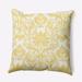 20 x 20 Simply Daisy Alexys Polyester Accent Pillow Yellow Qty 1