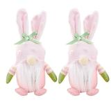 Moocorvic Easter Gnomes Decor Easter Decorations Resin Easter Bunny Doll Decoration Home Ornaments Table Decor Easter Gifts Easter Toys Easter Gifts for Toddlers