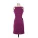 Laundry by Shelli Segal Casual Dress - Sheath: Purple Color Block Dresses - Women's Size 0