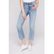 Slim-fit-Jeans SOCCX Gr. 26, Normalgrößen, blau Damen Jeans Röhrenjeans