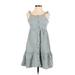 Peyton & Parker Casual Dress: Gray Dresses - Women's Size Small