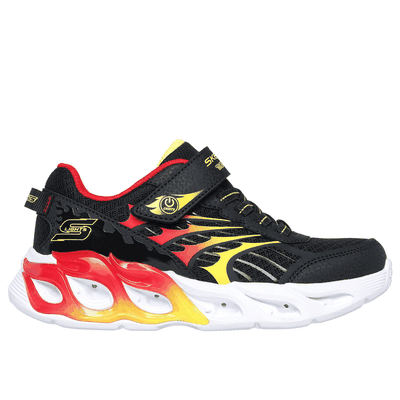 Skechers Boy's S-Lights: Thermo Flash 2.0 Sneaker | Size 11.0 | Black/Red | Synthetic/Textile