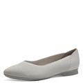 Jana Damen Ballerinas Spitz Vegan, Beige (Lt Grey), 39 EU