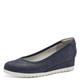 s.Oliver Damen Wedge Pumps mit Keilabsatz Bequem, Blau (Navy), 40