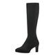 Tamaris Damen Schlupfstiefel, Frauen Stiefel,TOUCHit-Fußbett,boots,winterstiefel,winterschuhe,uebergangsstiefel,uebergangsschuhe,BLACK,42 EU