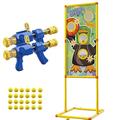 XSDY removable shooting toys, shooting games, foam sprayer with air pump, one copy with two air guns and 24 soft EVA foam balls (Green Duck basic version)