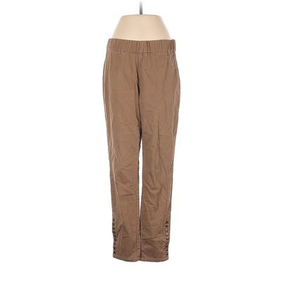 Soft Surroundings Casual Pants - Mid/Reg Rise: Brown Bottoms - Women's Size Small