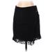 Zara Casual Skirt: Black Solid Bottoms - Women's Size Small