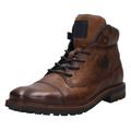 Schnürstiefelette BUGATTI Gr. 44, braun (cognac) Herren Schuhe Winterstiefel