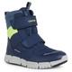 Winterstiefel GEOX "J FLEXYPER BOY B ABX" Gr. 37, bunt (navy, neongelb) Kinder Schuhe Stiefel Boots