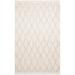White 71 x 48 x 0.4 in Area Rug - Foundry Select Sharnia Cotton Indoor/Outdoor Area Rug Cotton | 71 H x 48 W x 0.4 D in | Wayfair