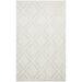 Gray/White 71 x 48 x 0.4 in Area Rug - Foundry Select Sharnia Cotton Indoor/Outdoor Area Rug Cotton | 71 H x 48 W x 0.4 D in | Wayfair