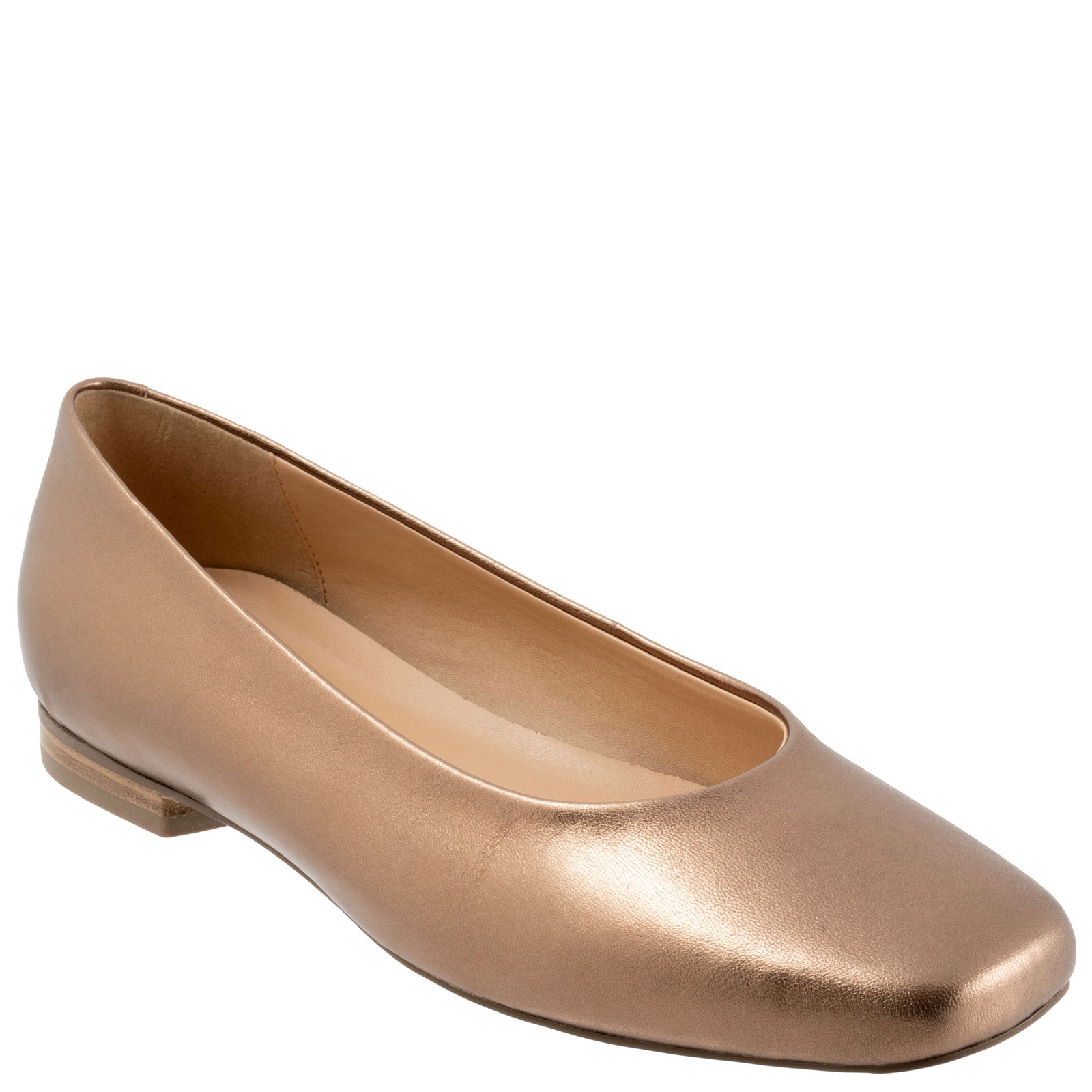 Trotters Honor - Womens 6.5 Bronze Slip On Medium