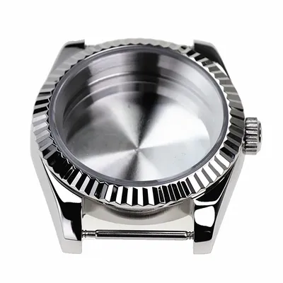 Boîtier de montre résistant à l'eau en cristal de saphir style Oyster Datejust mouvement mécanique