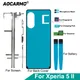 Aocarmo – autocollants adhésifs pour coque arrière pour SONY Xperia 5 II SO-52A SOG02 pour