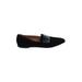 Gianvito Rossi Flats: Slip On Chunky Heel Minimalist Black Print Shoes - Women's Size 40 - Almond Toe