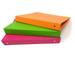 Fashion Color 3 Ring Binder 1 inch Round Rings Customizable Binder 3 Pack (Pink Orange Green)