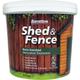 Barrettine Shed & Fence Treatment 5L Dark in Brown Resin
