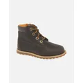 Timberland Boy's Pokey Pine Zip Boys Toddler Boots - Dk Brown Full Grain - Size: 9.5/F (Standard)