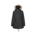 Women's Trespass Womens/Ladies Celebrity Insulated Longer Length Parka Jacket - Black - Size: 18/20