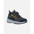 Geox Boy's J.HEEVOK BOY J16FBA BOY'S WATERPROOF TRAINER - Navy - Size: 2.5 (older)/7 years/8 years