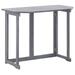 Hanging Balcony Table Folding Outdoor Table Patio Table Garden Furniture for Front Porch Deck Lawn Backyard Terrace Acacia Wood