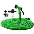 Magic Watering Hose Flexible Expandable Garden Hose Reels Water Hose Pipe Car Wash Hose Quick Connector Blue Green 25FT-200FT