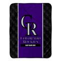 Chad & Jake Colorado Rockies 30" x 40" Personalized Baby Blanket