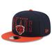 Men's New Era Navy/Orange Chicago Bears Headline 9FIFTY Snapback Hat