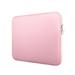 Laptop Sleeve Bag Lightweight Multi-Color & Size Choices Tablet Carrying Bag Protective Soft Padded Zipper Cover Carrying Computer Bag (Pink/14in)