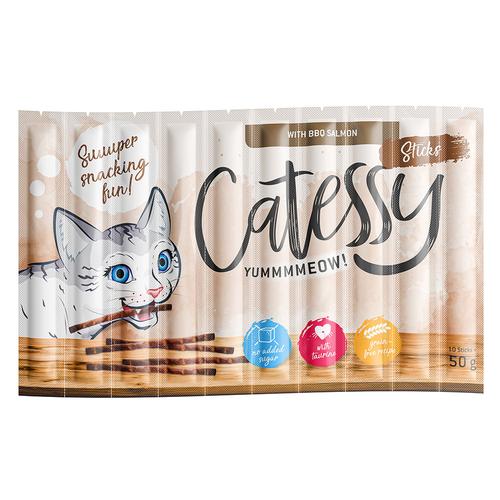 50x5g BBQ Salmon Catessy Cat Sticks