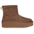 Skechers Women's Keepsakes Stacked Boots | Size 10.0 | Chestnut | Leather/Textile