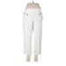 Style&Co Casual Pants - High Rise: White Bottoms - Women's Size Medium