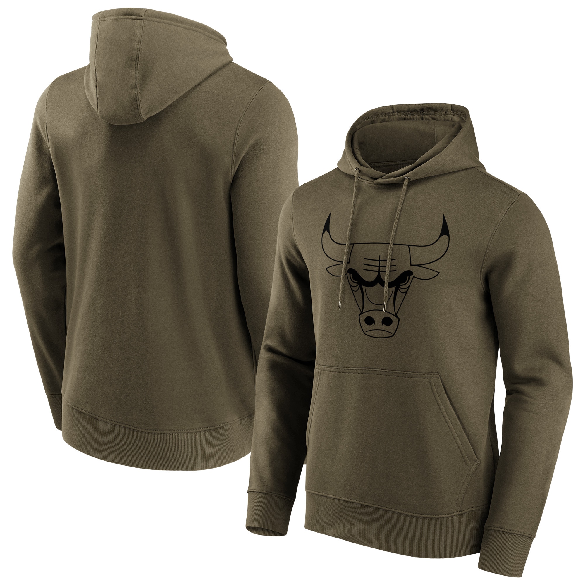 Chicago Bulls Fanatics Branded Fashion Preferred Logo Hoodie - Herren Image